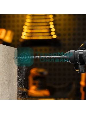 Бур по бетону Denzel цельная крестовая пластина, 6x215 мм, SDS PLUS