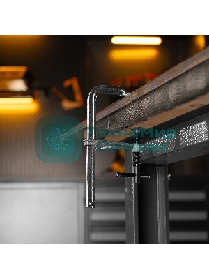 Струбцина Denzel F-образная, 80x150 мм, кованая