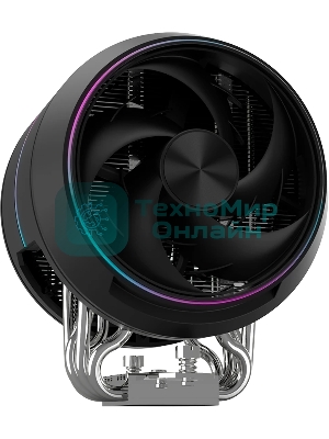 Кулер для процессора ZALMAN ZET5 черный, 5 HEAT PIPES, 4-PIN PWM, 600-2000 RPM, 30.4 DBA MAX, HYDRO BEARING, FULL SOCKET SUPPORT