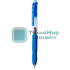 Ручка гелевая автоматическая Deli EG075-BL, d=0.5мм, синие чернила, резиновая манжета