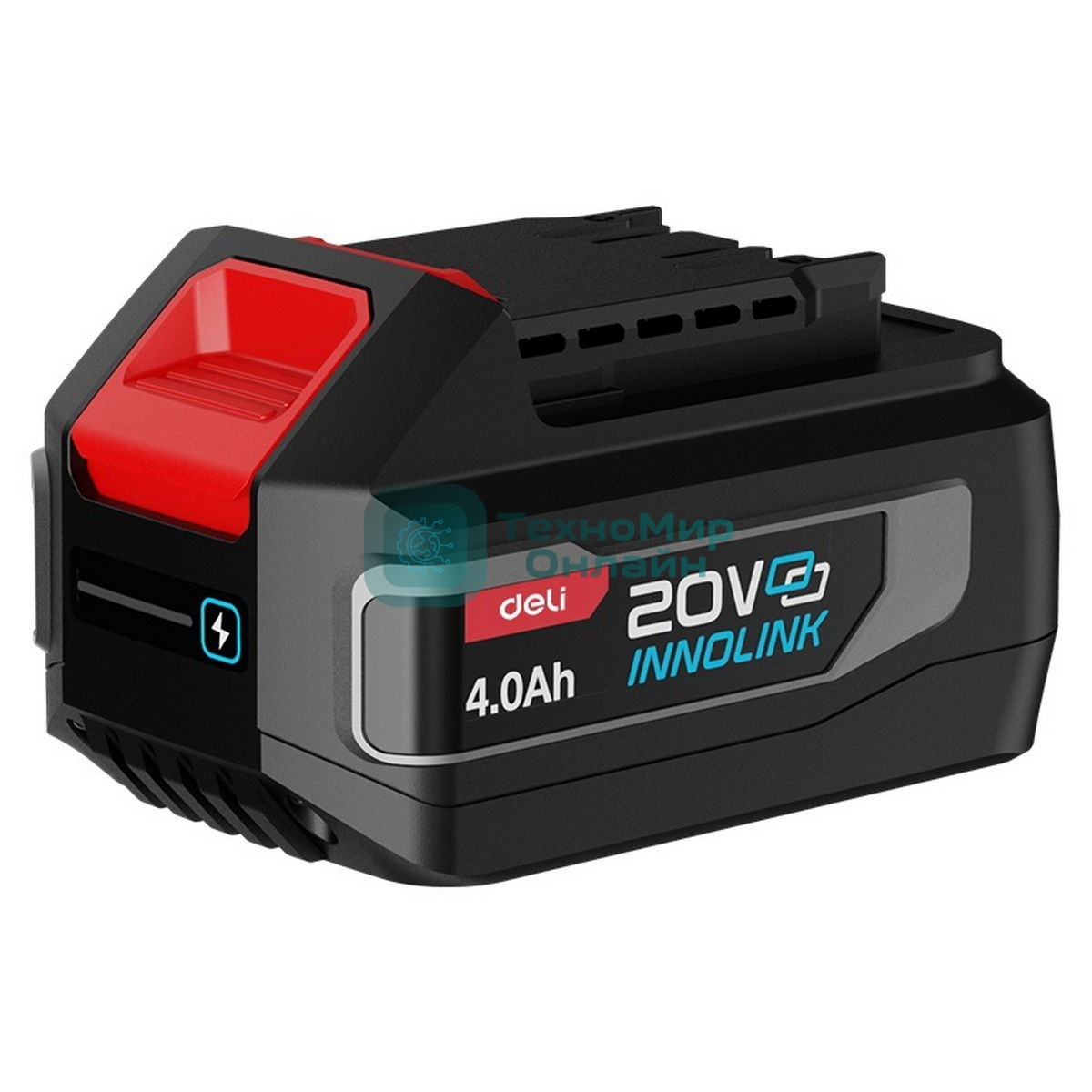 Аккумулятор Deli DE-DC20A4 (4А*ч, 20В, Li-ion)