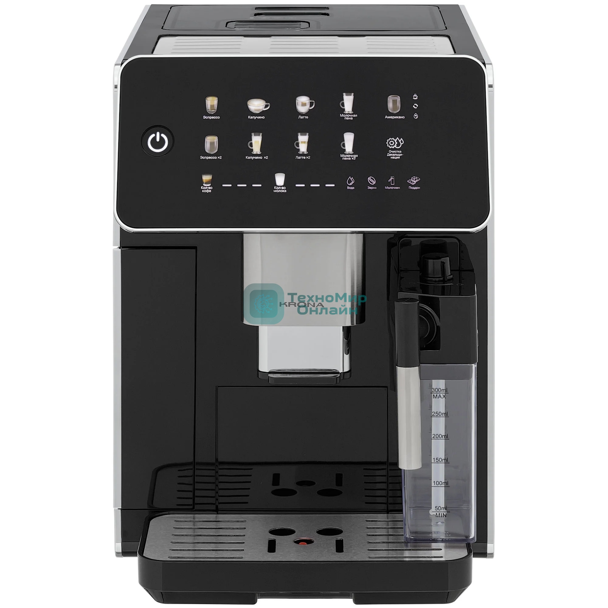Кофемашина Krona Automatische Kaffeemaschine Black 19 Bar