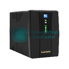 Источник бесперебойного питания ExeGate EP276528RUS Power Back BNB-650 650VA, черный, 2 евророзетки