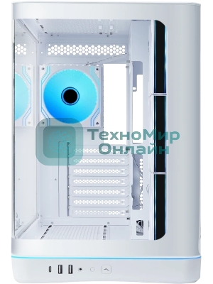 Корпус SAMA V62S, Midi-Tower, белый, 4 x 120 мм