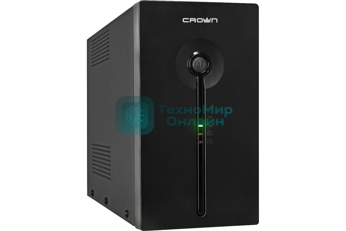 Источник бесперебойного питания Crown CMU-SP1500EURO USB/1500 ВА/900 Вт/1 х IEC 320 C13 (компьютерная), 4 х CEE 7 (евророзетка)