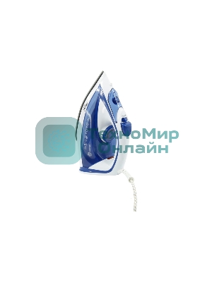 Утюг Atlanta ATH-5545 синий/белый, 2200 Вт, 32 г/мин, 85 г/мин, 300 мл