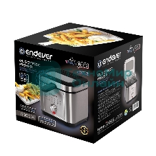 Фритюрница Endever Skyline FR-113, черный-стальной