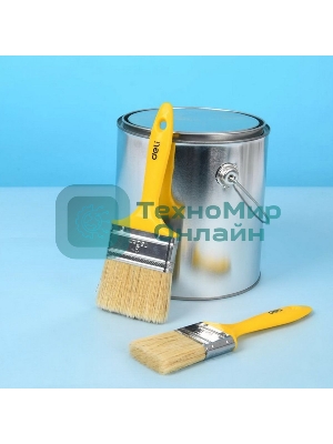 Кисть малярная с пластиковой ручкой Deli DL509113 75 мм, натуральная щетина