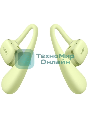 Наушники TWS Huawei FreeArc (Moose-T00) зеленый, открытые (накладные с дужкой), Bluetooth, до 7 ч