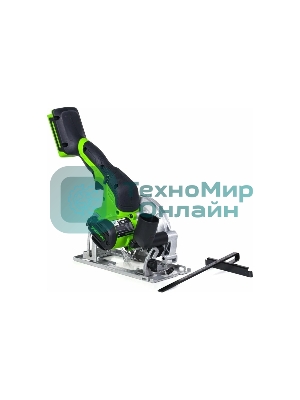 Циркулярная пила аккумуляторная GreenWorks G24MCS 24В, бесщеточная, без АКБ и ЗУ (1501207)