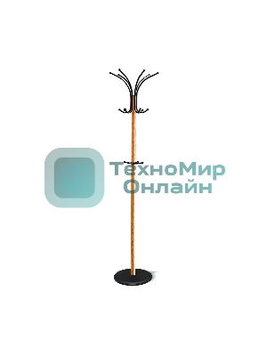 Вешалка SHEFFILTON SHT-CR10 светлый орех/мрамор (903278)