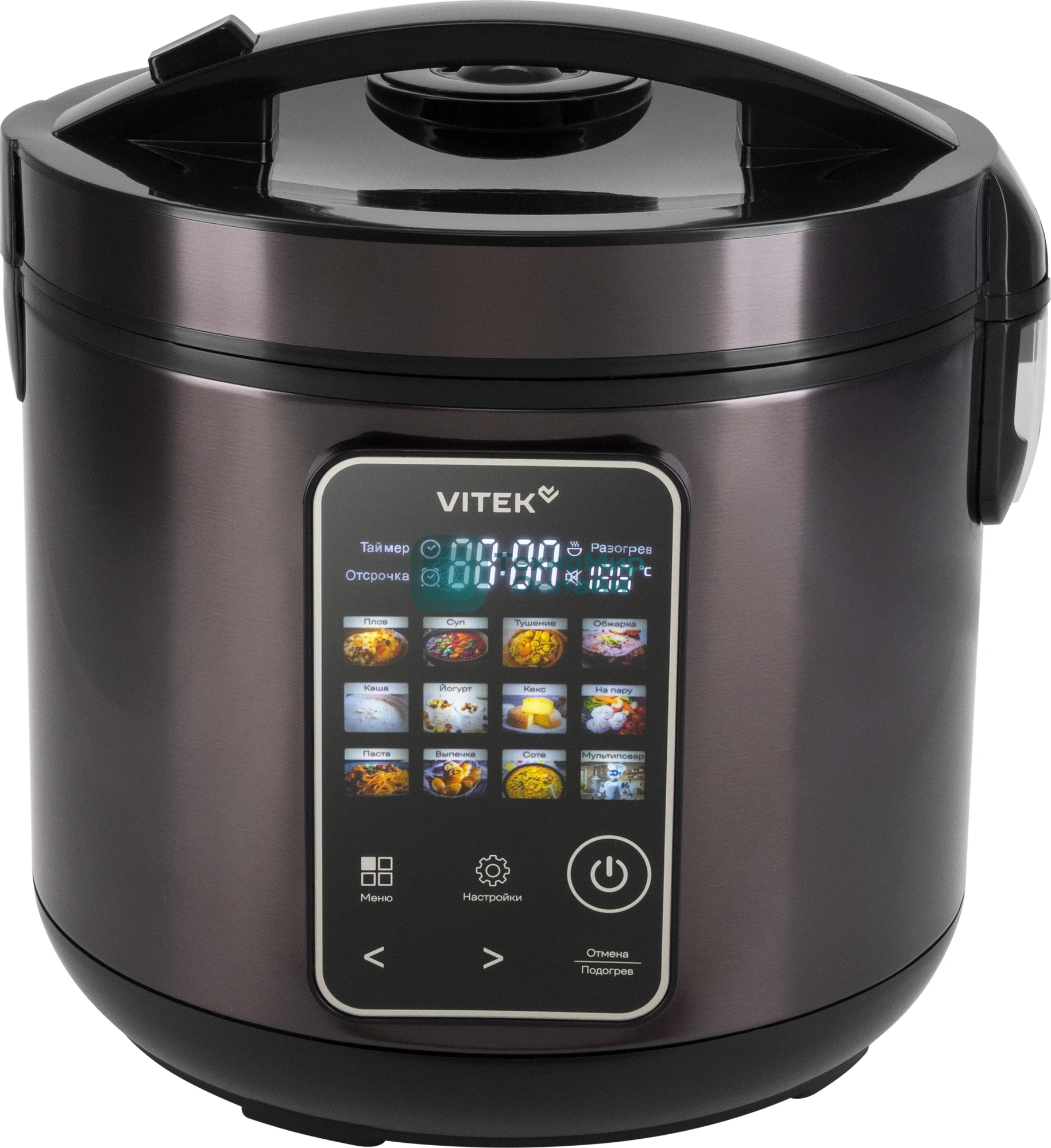 Мультиварка Vitek VT-MC0501 5л 900Вт черный/черный