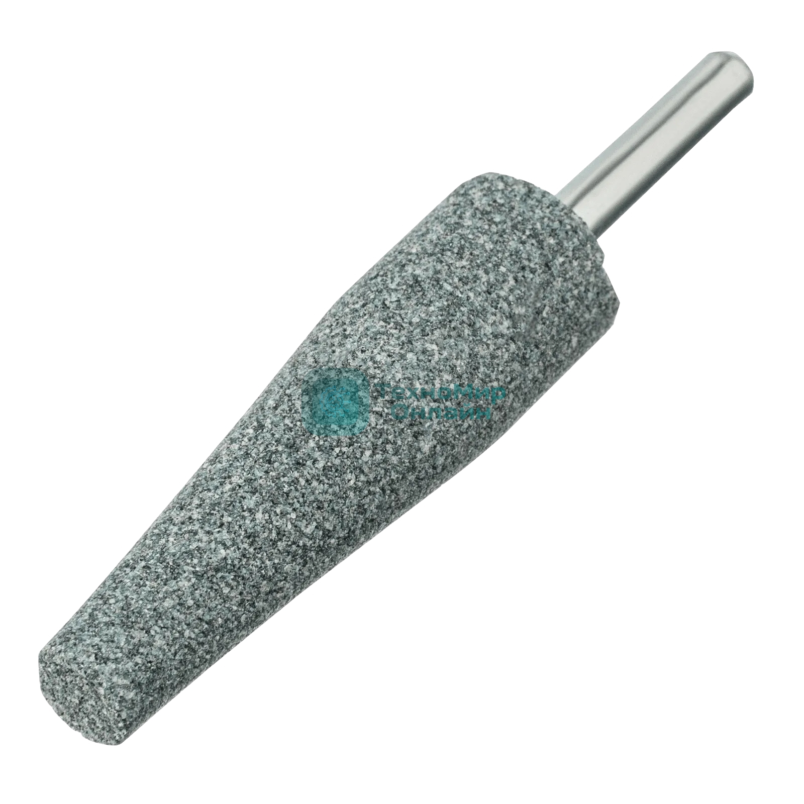 Шарошка абразивная Denzel конус удлиненный, для дрели (ПШМ), 19 x 60 мм, хвостовик d6 мм, 63С