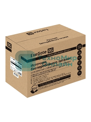 Источник бесперебойного питания ExeGate EX292607RUS SpecialPro UNB-2000.LED.AVR.1SH.2C13.RJ.USB 2000VA/1200W, LED, AVR,1*Schuko+2*C13, RJ45/11, USB, металлический корпус, черный