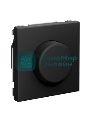Светорегулятор поворотно-нажимной (диммер) ArtGallery LED RC 400Вт механизм карбон SE GAL001023