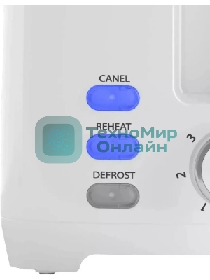 Тостер Candy CT-250 930Вт белый