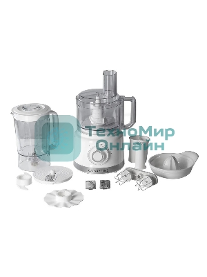 Кухонный комбайн Galaxy Line GL 2309, белый, пластик. чаша 1,5 л, 1000 Вт, 2 скорости и импульс. режим