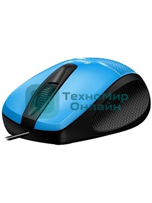 Мышь проводная Genius DX-Mini голубой, 1000 dpi, USB, кнопки - 3