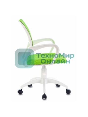 Кресло Бюрократ CH-W695NLT TW-03A TW-18 салатовый, сетка/ткань, 120 кг, механизм качания