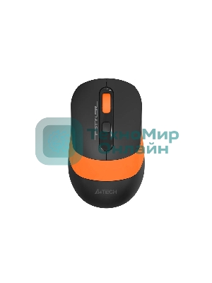 Комплект клавиатура+мышь A4Tech FStyler FG1010 беспроводной, USB, 2000 DPI, чёрный/оранжевый