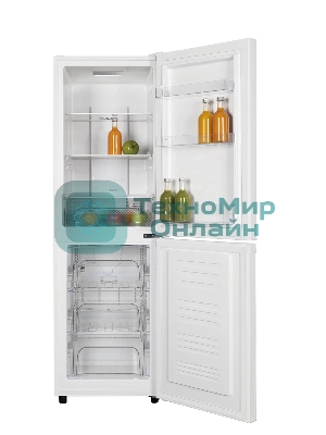 Холодильник Kraft KF-NF271W белый двухкамерный 129/64л морозилка снизу, No Frost