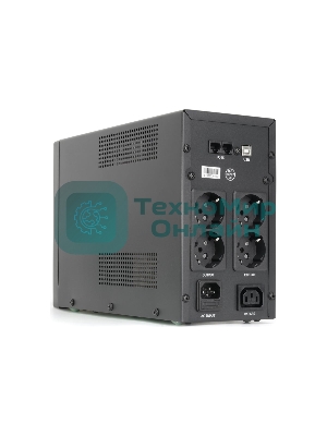 Источник бесперебойного питания Crown CMU-SP1500EURO USB/1500 ВА/900 Вт/1 х IEC 320 C13 (компьютерная), 4 х CEE 7 (евророзетка)