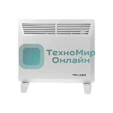 Конвектор электрический Rexant белый, 1000 Вт, 15 м2, термостат