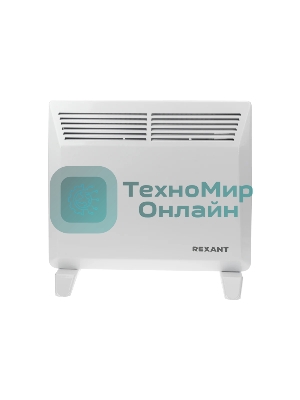 Конвектор электрический Rexant белый, 1000 Вт, 15 м2, термостат