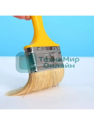 Кисть малярная с пластиковой ручкой Deli DL509113 75 мм, натуральная щетина