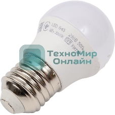 Лампа cветодиодная LED G45 IEK LL-G45-08-230-30-E27-G шар 8Вт 230В 3000К E27 GENERICA