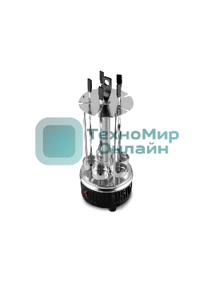 Шашлычница электрическая BQ BBQ1000 черный/стальной