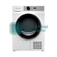 Сушильная машина Kuppersberg DM 611 W, отдельностоящая, тепловой насос, 8 кг, 15 программ, отсрочка старта, защита от сминания, ультрафиолет, электронное управление, белый