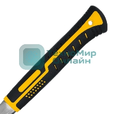 Молоток-гвоздодер Denzel 560 г, цельнометаллический, двухкомпонентная рукоятка