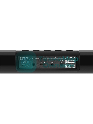 Саундбар SVEN SB-2150A черный (2 x 40W, Bluetooth сабвуфер 100W, пульт ДУ, LED-дисплей, HDMI, USB)