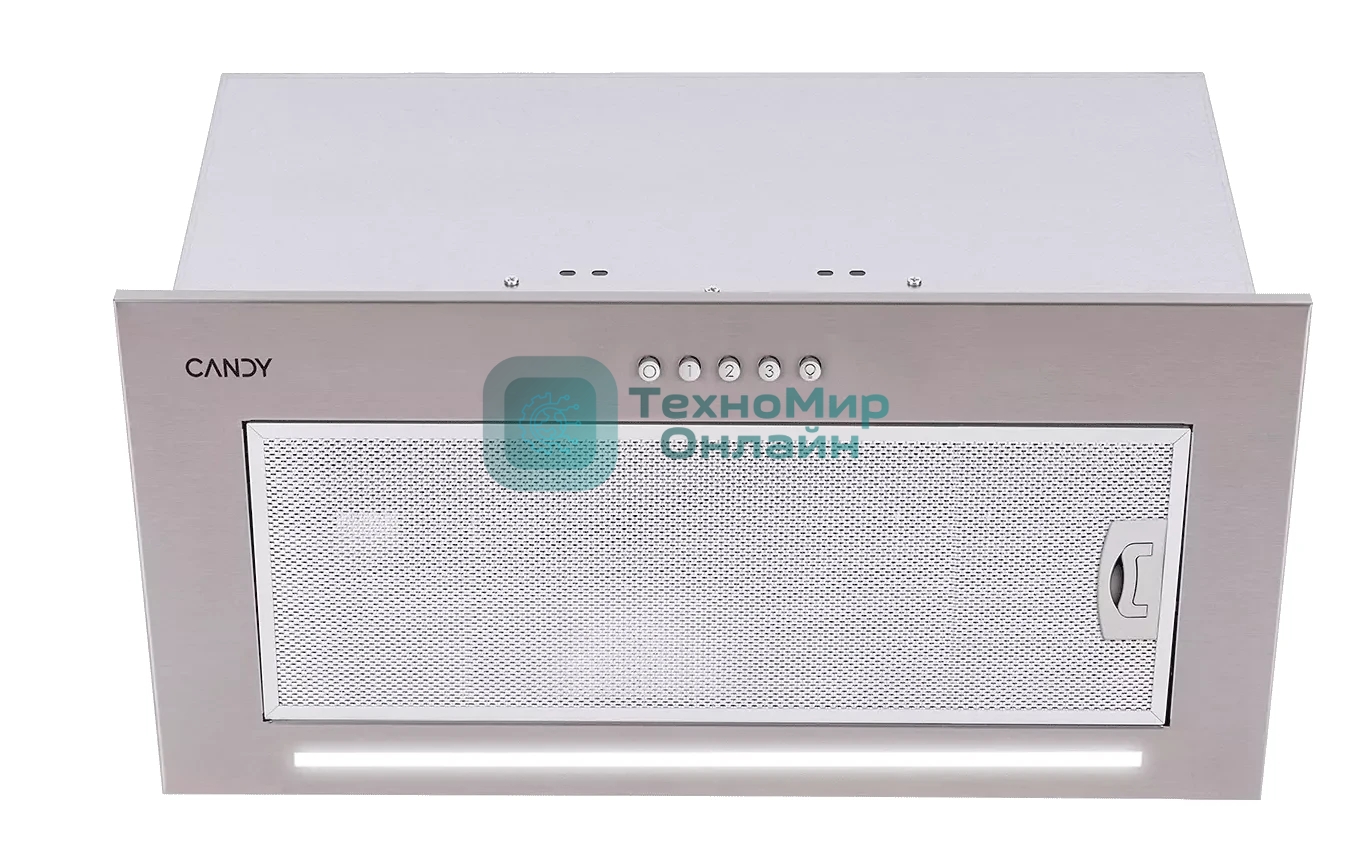 Вытяжка встраиваемая Candy CVXBI56MX серебристый, 50 см, 600 м³/ч, 54 дБ