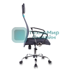 Кресло Бюрократ KB-6N/SL/DG/TW-12 TW-04 TW-12 серый, сетка