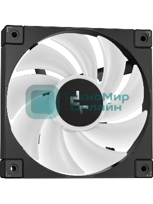 Система жидкостного охлаждения DEEPCOOL LT240 ARGb черный, 120 мм, алюминий/медь, 2400 об/мин, 38.71 дБ, 4 pin, 280 Вт