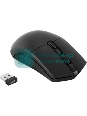 Комплект клавиатура+мышь Acer OKR120 беспроводной, USB, 1600 DPI, чёрный