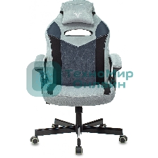 Кресло Бюрократ VIKING 6 KNIGHT BL FABRIC синий, ткань, 120 кг, механизм качания