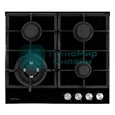 Газовая варочная панель Krona ALMA 60 BL черный