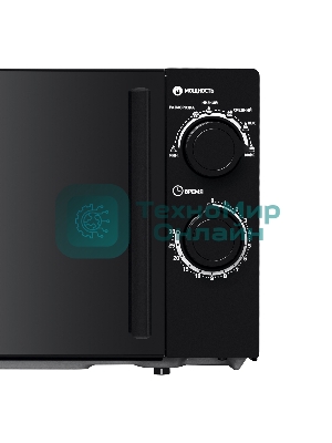 Микроволновая печь BBK 20MWS-773M/B-M черный, 20 л, 700 Вт, переключатели - поворотный механизм