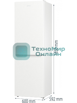Холодильник Gorenje NRK619EEW4 белый двухкамерный 203/99л морозилка снизу, No Frost