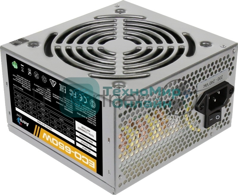 Блок питания Aerocool/Formula ECO-650W, 650Вт, 120мм, серый