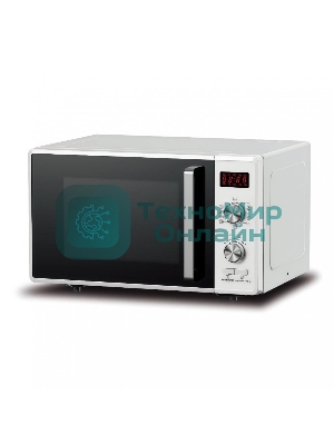 Микроволновая печь General Electronics GE-DG323W белый, 23 л, 800 Вт, переключатели - кнопки