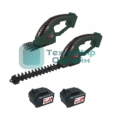 Профессиональные аккумуляторные ножницы-кусторез KLPRO KLBCB18-50 (18В, Li-ion-2шт 5,0А·ч, ЗУ 4,5А 1200об/мин)