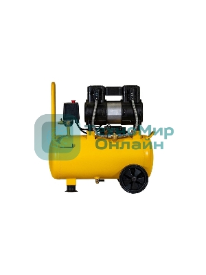 Компрессор воздушный безмаслянный Deli DL-WKY25-E1 (мощность 1,2кВт, 25л, 80л/мин, 7атм, 2800об/мин)