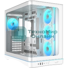 Корпус SAMA V62S, Midi-Tower, белый, 4 x 120 мм