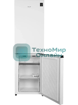 Холодильник Hitachi R-B410PUC6 PWH белый двухкамерный 215/105л морозилка снизу, No Frost