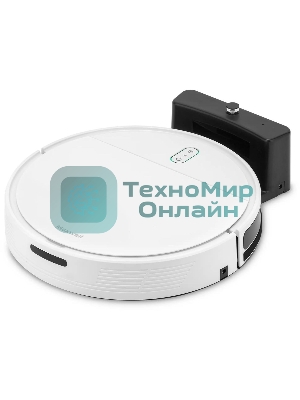 Робот-пылесос Maxwell MW-3291 белый, 2600 мАч Li-Ion, уборка влажная/сухая, пылесборник контейнер 0.45 л