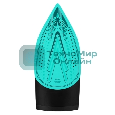 Утюг Centek CT-2314 черный/бирюзовый, 2800 Вт, 50 г/мин, 190 г/мин, 370 мл